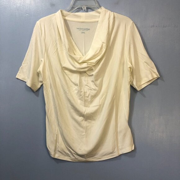 Soft Surroundings Slouch Front T-Shirt - Picture 1 of 5